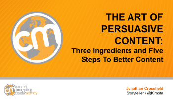 The Art of Persuasive Content: Three Ingredients and Five Steps to Better Content