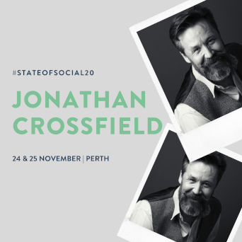 Jonathan Crossfield is a virtual speaker at State of Social 2020. November 24 and 25, Perth, Australia.